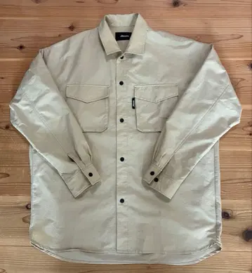 MIZUNO UNTANGLE IT 셔츠 블루종 발수 베이지 미사용