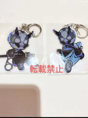 랏다의 가게 아오이 랏다오 아크릴 키링 2개 세트 f