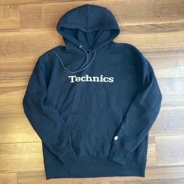 ZARA x Technics 후드 부착 후드티 M 블랙