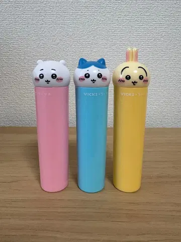 컴플리트 VICKS 비 치이카와 (먼작귀) 3종 세트 케이스 A