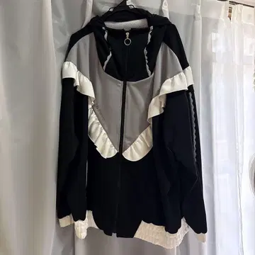 REFLEM x DimMoire 정품 집업 프릴 저리 후드티