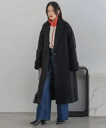 JEANASIS 울 체스터 코트