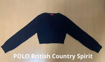 POLO 숏 기장 니트 가디건