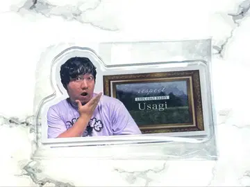 롱 코트 대디 토끼 respect 아크릴 배지