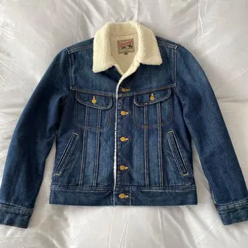 새상품급 Lee 보아 스톰 라이더 데님 자켓 인디고