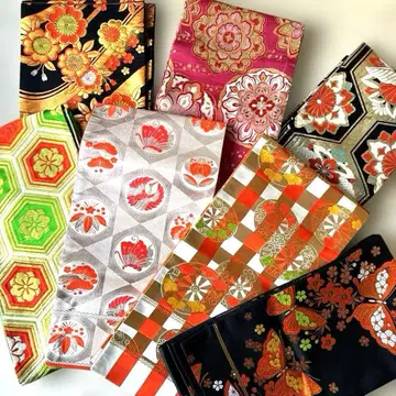 시치고산 오비 7점 묶음 판매 후쿠로 오비 묶음 오비