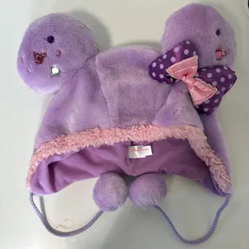 미니 팬캡 보라색 디즈니 헤이세이