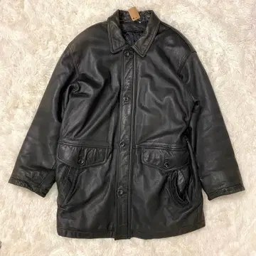 [ 새상품급 ] 램 가죽 양가죽 가죽 자켓 블랙 블랙 구제 의류