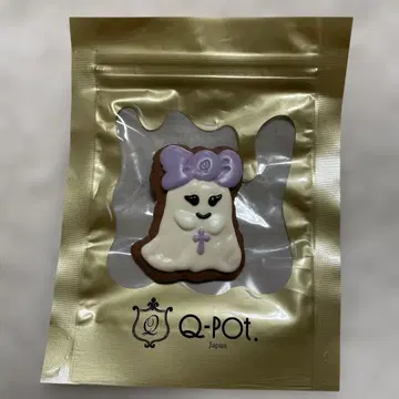 Tommy heavenly x Q-pot 콜라보 브로치 퍼플