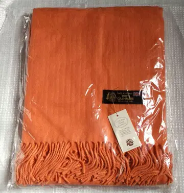 [ 새상품 ] 영국제 100% 캐시미어 오렌지 스톨