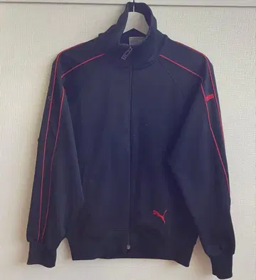 80's 푸마 히트 유니온제 트랙 자켓 저지 그린 택