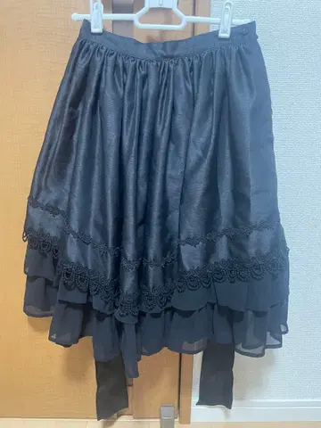 ALICE and the PIRATES 스커트 버슬 블랙