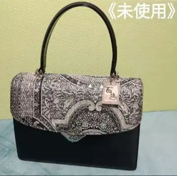 [ 미사용 ] 순수 실크 오비 원단 사용 일본 의류 핸드백