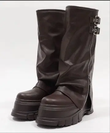 통굽 커버 롱부츠 미사용 M사이즈 WEGO