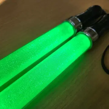 킹 블레이드 그린 단색 킨블 응원봉 2개 세트