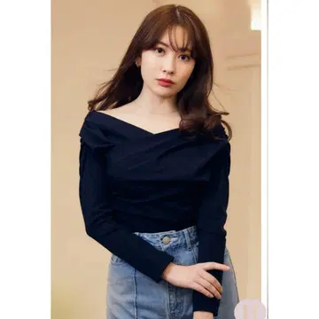 Asymmetric Cotton-blend Jersey Top