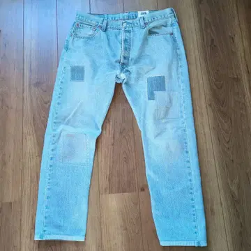ATELIER & REPAIRS 패치워크 리페어 데님 팬츠