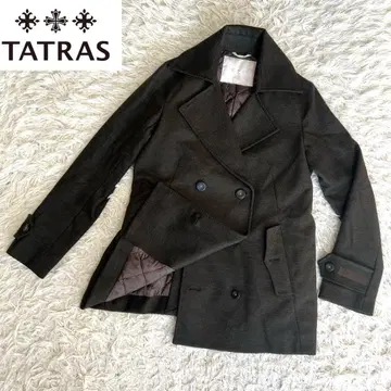 [ 고품질 ] TATRAS 코트 안감 다운 ATELIER 카키 사이즈 1