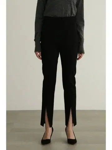 JILLSTUART 스트레치 슬릿 팬츠