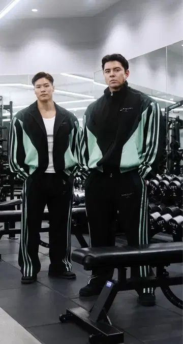 LYFT 2LINE 트랙 자켓&팬츠 mint