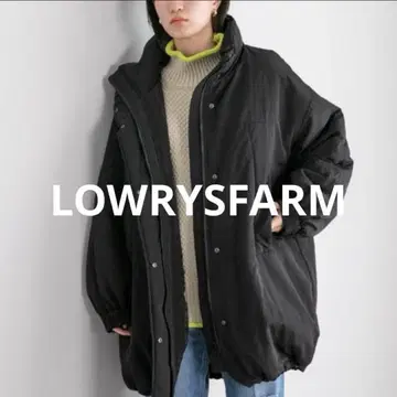 LOWRYSFARM 롤리스 몬스터 코트 점퍼 다운 블루종