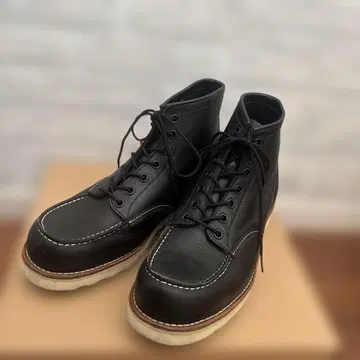 호킨스 블랙 가죽 하이컷 부츠 26.0