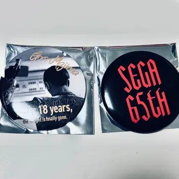 용과 같이 & SEGA 65주년 핀 배지 세트