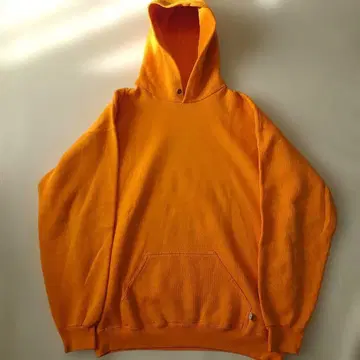 90s usa제 DISCUS 무지 후드티 머스타드