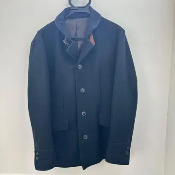 다케오 키쿠치 사이즈 4 울 네이비 코트