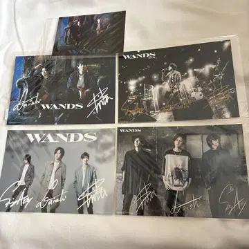 WANDS 아티스트 4종과 엽서 1장