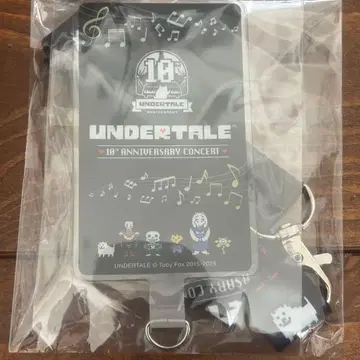 언더테일 10주년 콘서트 폰탭 목걸이 스트랩