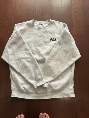 TES 그레이 맨투맨 트레이닝복