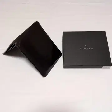 YUHAKU 블랙 접이식 지갑