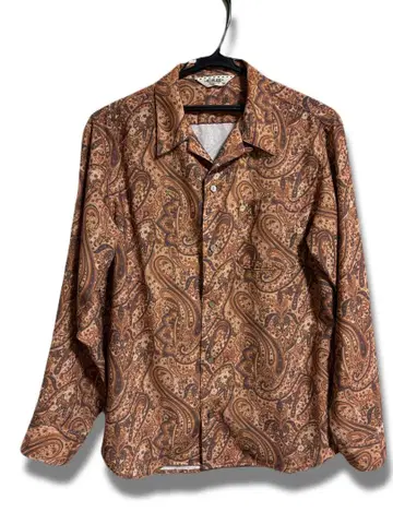 CALEE 칼리 페이즐리 무늬 셔츠 M