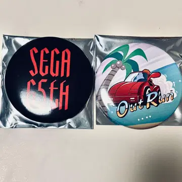 SEGA 65주년 기념 배지 세트 outrun