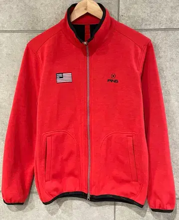 최신상 PING 2층 본딩 블루종 속기모 자켓 빨간색 M