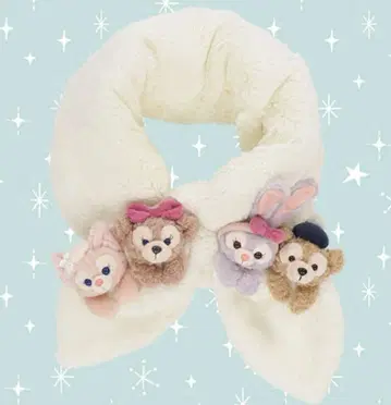 [새상품급] 디즈니씨 더피 & 프렌즈 머플러 윈터