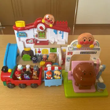 호빵맨 완구 세트 SL맨 카바오군 치과 호빵맨 하우스