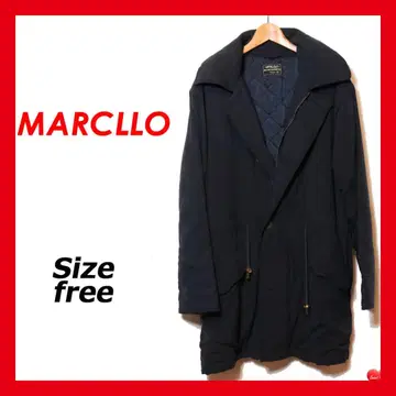 마르첼로 이탈리아제 롱 코트 실크 여성용 MARCELLO