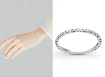 모이사나이트 풀 이터니티 반지 7호