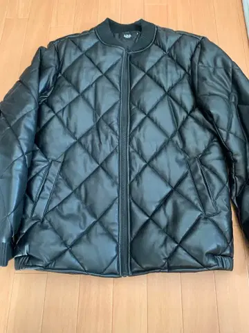 AZUL by MOUSSY 블랙 퀼팅 자켓 M