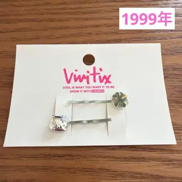 [레트로 레어] 1999년 산리오 Vivitix 헬로키티 헤어핀