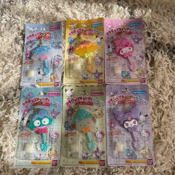 롤리팝 캔디 참 산리오 6개 [ 미사용 새상품 ]