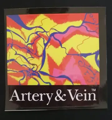 오자키 유타카 스티커 씰 동맥과 정맥 Artery & Vein