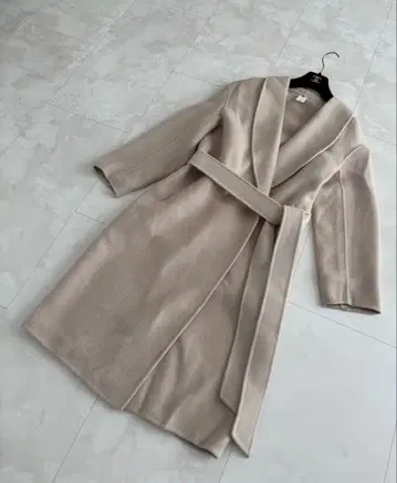 ROPE 로페 리버 코트 롱 코트 노카라 코트 36