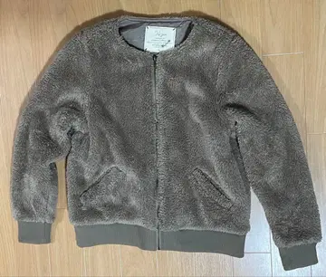 보아 노카라 자켓 카멜 복슬복슬 아우터