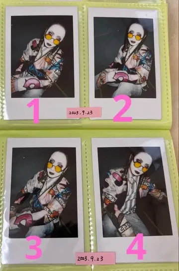 흠집 라이무 씨 폴라로이드 13장