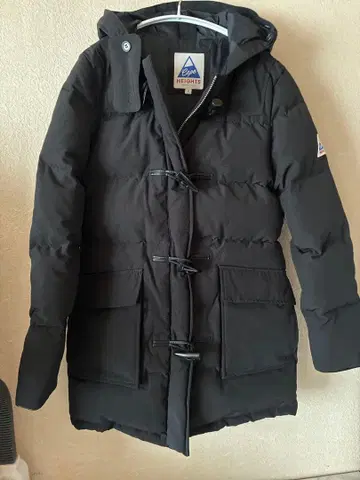 Cape Heights 후드 부착 다운 자켓 S 사이즈 블랙