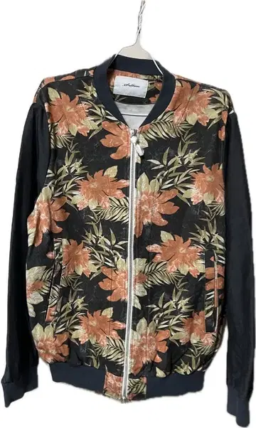 SeaGreen 꽃무늬 점퍼