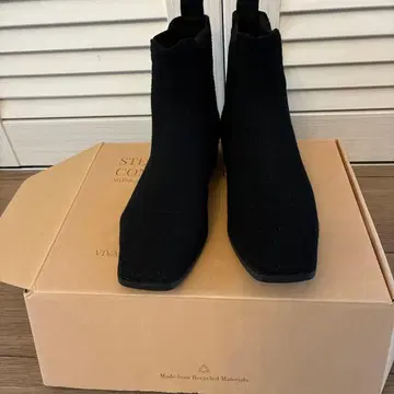 VIVAIA 사이드 고어 부츠 블랙